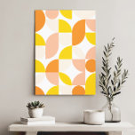 Impressão Em Tela Arte Abstrato Minimalista Geométrica Moderna Elega<br><div class="desc">Libere a atração do eterno do Moderno Meio século com este design abstrato inspirado em Bauhaus. As formas geométricas velhas dançam harmoniosamente,  criando uma sinfonia visual que transcende eras. Elevem seu espaço com um toque de sofisticação retrorreflectora!</div>
