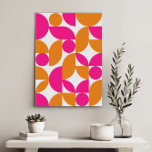 Impressão Em Tela Arte Abstrato Minimalista Geométrica Moderna Elega<br><div class="desc">Libere a atração do eterno do Moderno Meio século com este design abstrato inspirado em Bauhaus. As formas geométricas velhas dançam harmoniosamente,  criando uma sinfonia visual que transcende eras. Elevem seu espaço com um toque de sofisticação retrorreflectora!</div>