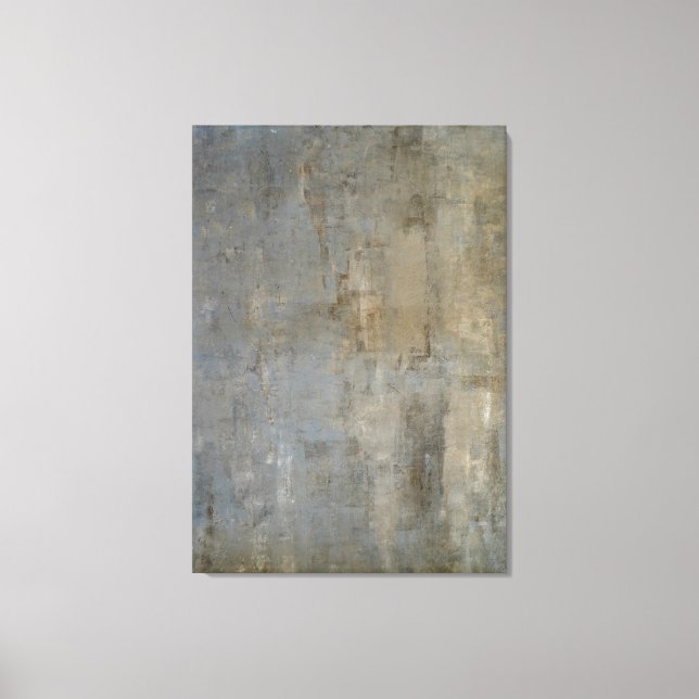 Impressão Em Tela Arte Abstrato neutra "ignorada" (Frente)