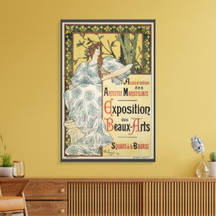 Impressão Em Tela Arte Antiga Modernista, Exposição de Belas Artes