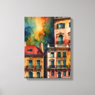 Impressão Em Tela Arte aquática de Buenos Aires