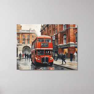 Impressão Em Tela Arte aquosa de Londres