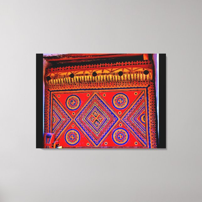 Impressão Em Tela Arte Árabe (Frente)