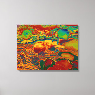 Impressão Em Tela Arte Colorida de Pintor de Óleo de Abstrato