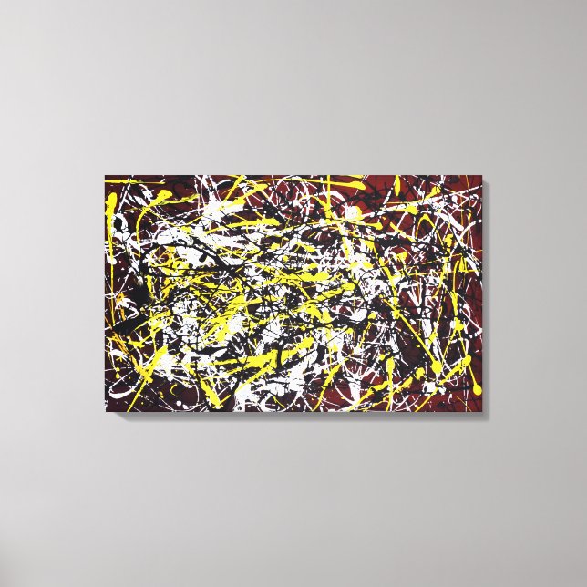 Impressão Em Tela Arte Contemporânea (Frente)