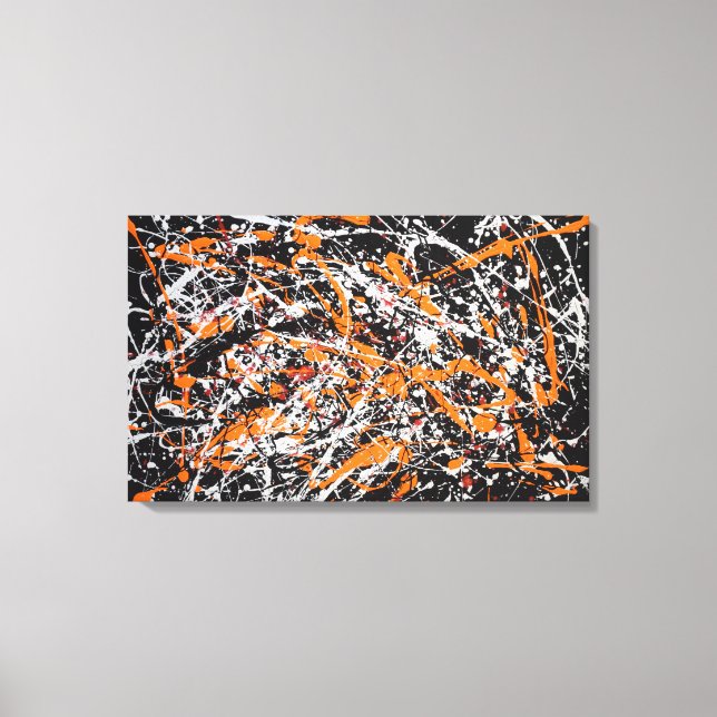 Impressão Em Tela Arte Contemporânea (Frente)