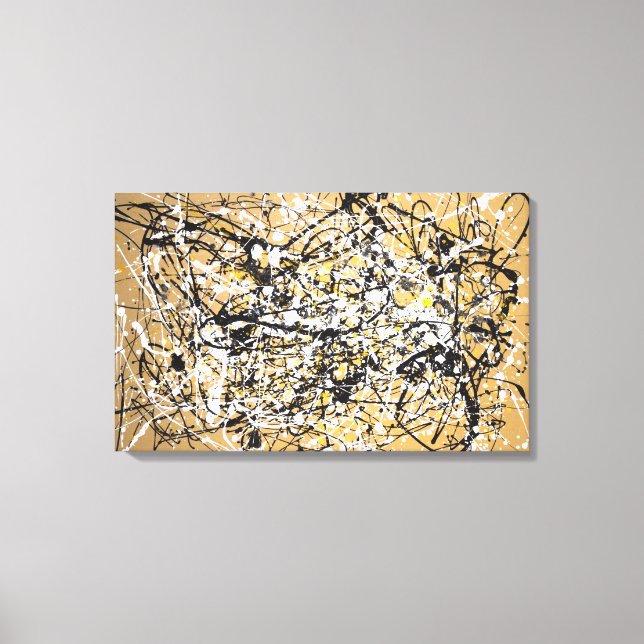 Impressão Em Tela Arte Contemporânea (Frente)