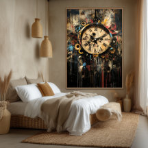 Arte Contemporânea Expressionista Tempo Quebrado