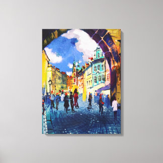 Impressão Em Tela Arte contemporânea, pintura, Praga