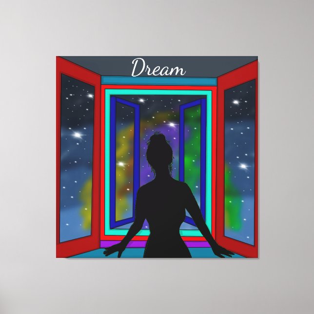 Impressão Em Tela Arte Cósmica (Frente)