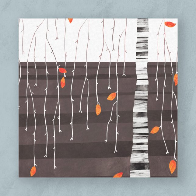 Impressão Em Tela Arte da Árvore de Paisagem de Inverno (Criador carregado)