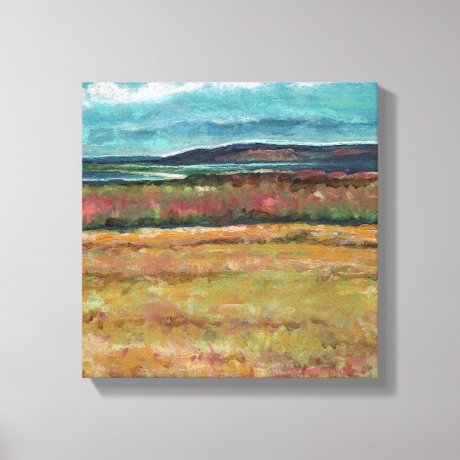 Impressão Em Tela Arte da Linha Costeira de Praia da Dune (Frente)