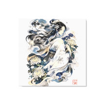 Arte da Mulher de Neve Japonesa | Yokai de Inverno