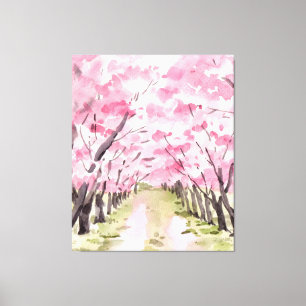 Impressão Em Tela Arte da Parede de Conexão de Árvore Cherry Blossom