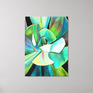 Impressão Em Tela Arte da pintura do watercolour da planta de