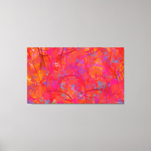 IMPRESSÃO EM TELA ARTE DE 3 PAINÉIS - ALEGRIA - LARANJAS - PRESSÕES 