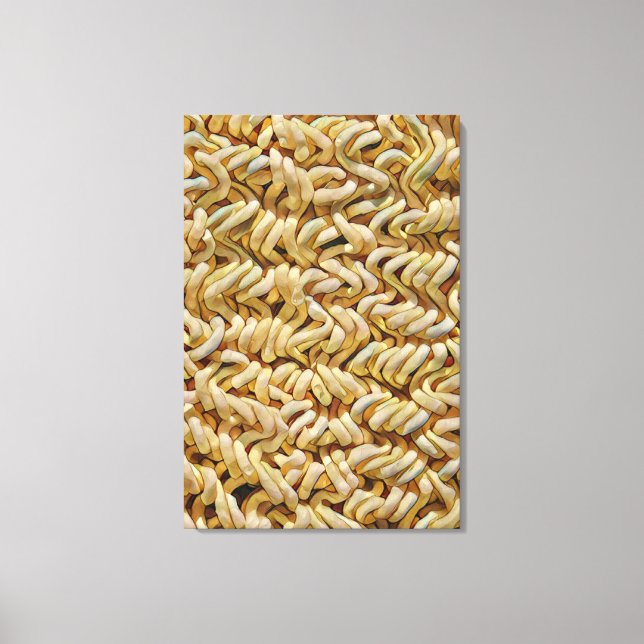 Impressão Em Tela Arte de Comida Japonesa (Frente)