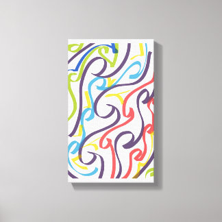 Impressão Em Tela Arte de fita estilo Maori incrível