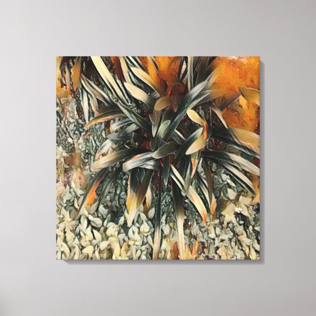 Impressão Em Tela Arte de Flores (Frente)