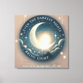 Impressão Em Tela Arte de IA Berçário Celestial 