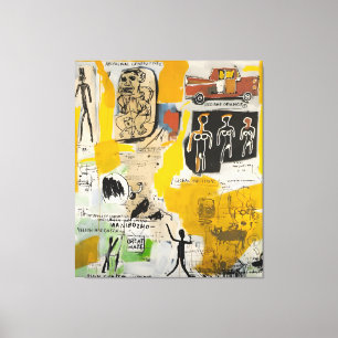 Impressão Em Tela arte de Jean Michel Basquiat
