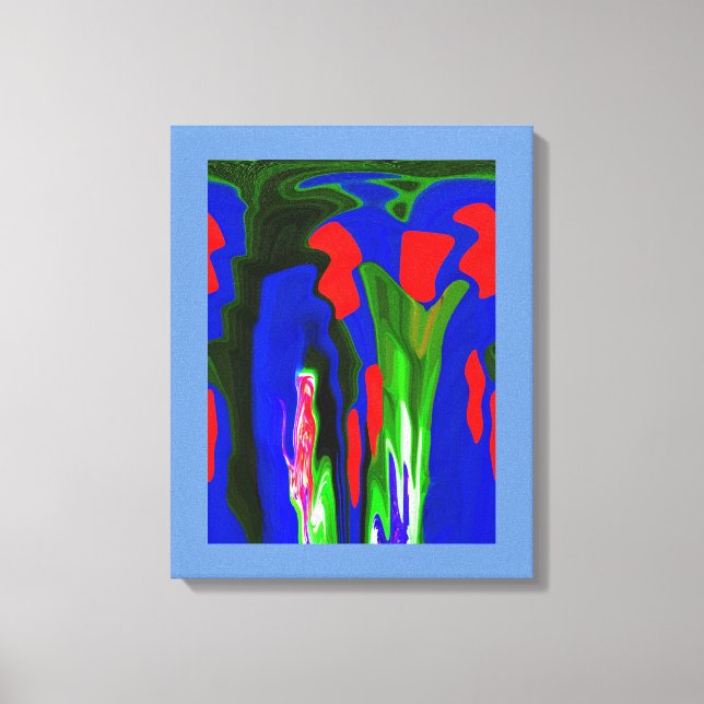 Impressão Em Tela Arte de lava (Frente)