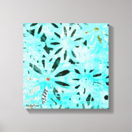 Impressão Em Tela Arte de margarida mista