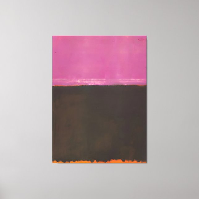 Impressão Em Tela arte de Mark Rothko (Frente)