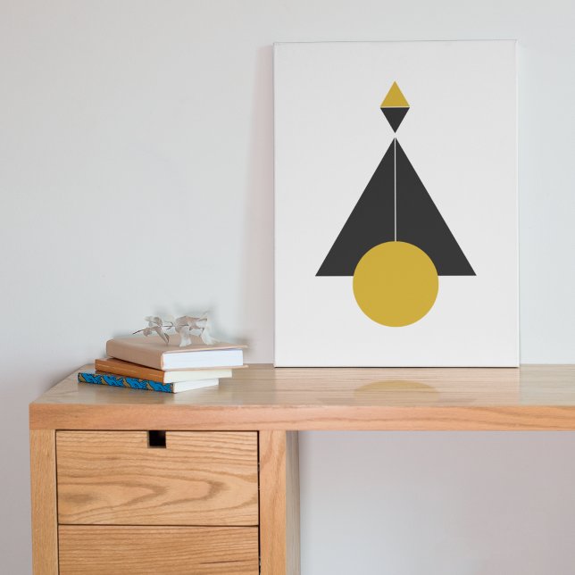 Impressão Em Tela Arte de Montanha Moderna (Criador carregado)