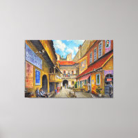 Arte de Muro na Praça da Cidade Antiga