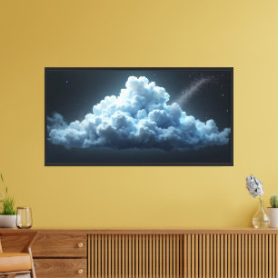 Impressão Em Tela Arte de Nuvens Cósmicas – Nuvens Espaciais Sonhado