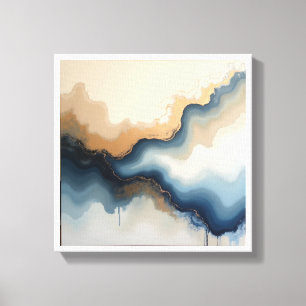 Impressão Em Tela Arte de Parede Abstrata