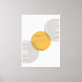 Impressão Em Tela Arte de Parede Abstrata Boho