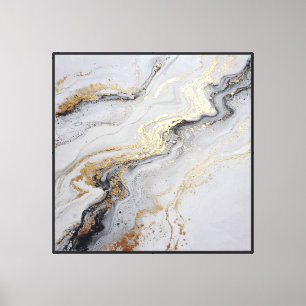 Impressão Em Tela Arte de Parede Abstrata com Movimento Giratório Do