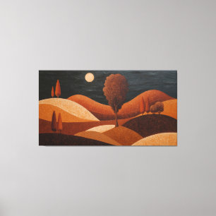 Impressão Em Tela Arte de Parede Abstrata Surrealista Tom Terra Calo