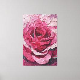 Impressão Em Tela Arte de Parede Abstrata Textura de Rosa Carmesim e