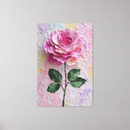 Impressão Em Tela Arte de Parede Abstrata Textura de Rosa Rosa