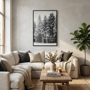 Impressão Em Tela Arte de parede Canva natureza inspiradora árvores