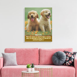 Impressão Em Tela Arte de Parede com Foto Personalizada de Animal de