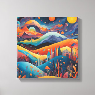 Impressão Em Tela Arte de parede com imaginação de excelente