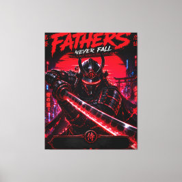 Impressão Em Tela Arte de Parede Cyber Samurai Pai