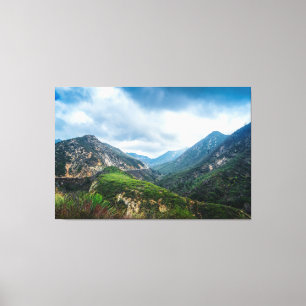 Impressão Em Tela Arte de Parede da Tempestade do Vale da Montanha d