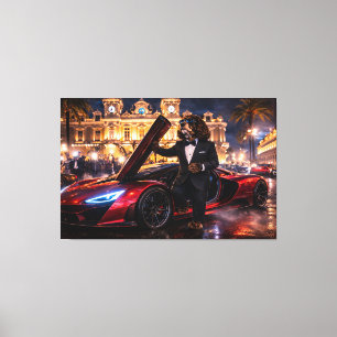 Impressão Em Tela Arte de Parede de Cockapoo de Luxo – Monaco High L