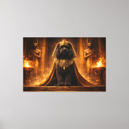 Impressão Em Tela Arte de Parede de Cockapoo de Luxo – Ousado Faraó
