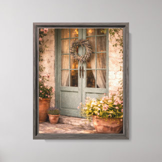 Impressão Em Tela Arte de Parede de Tela Francesa Country Door