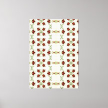 Arte De Parede Designer Com Destaques De Vermelho