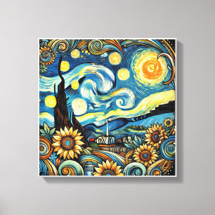 Impressão Em Tela Arte de Parede em Tela Paisagem dos Sonhos de Van 