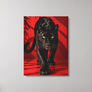 Impressão Em Tela Arte de Parede em Tela Pantera Negra, Predador Fel