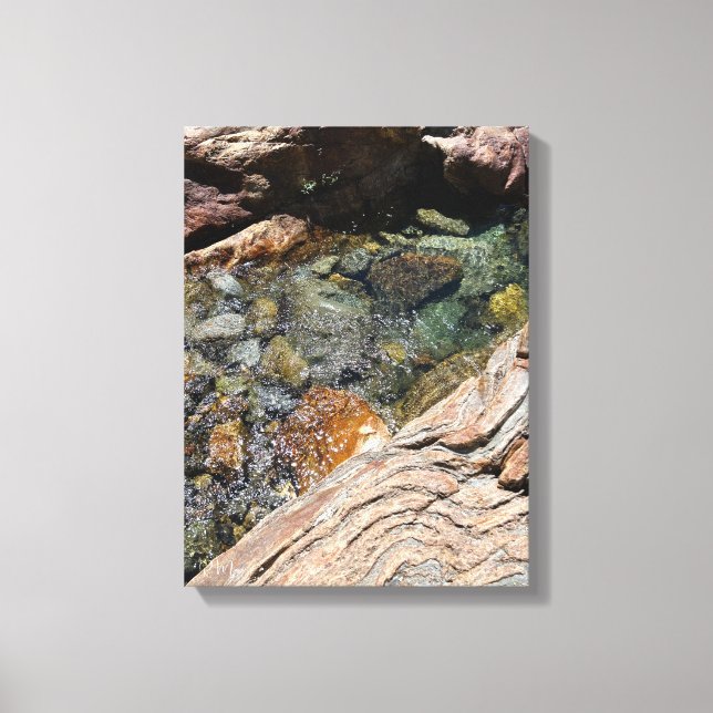 Impressão Em Tela Arte de Parede Emerald Pools (Frente)