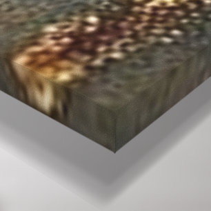 Impressão Em Tela Arte de Parede Geométrica Abstrata, Moderno Dourad
